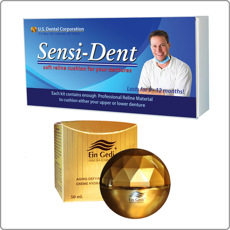 Sensi-Dent Reline Kit and Ein Gedi Age Defying Moisturizer
