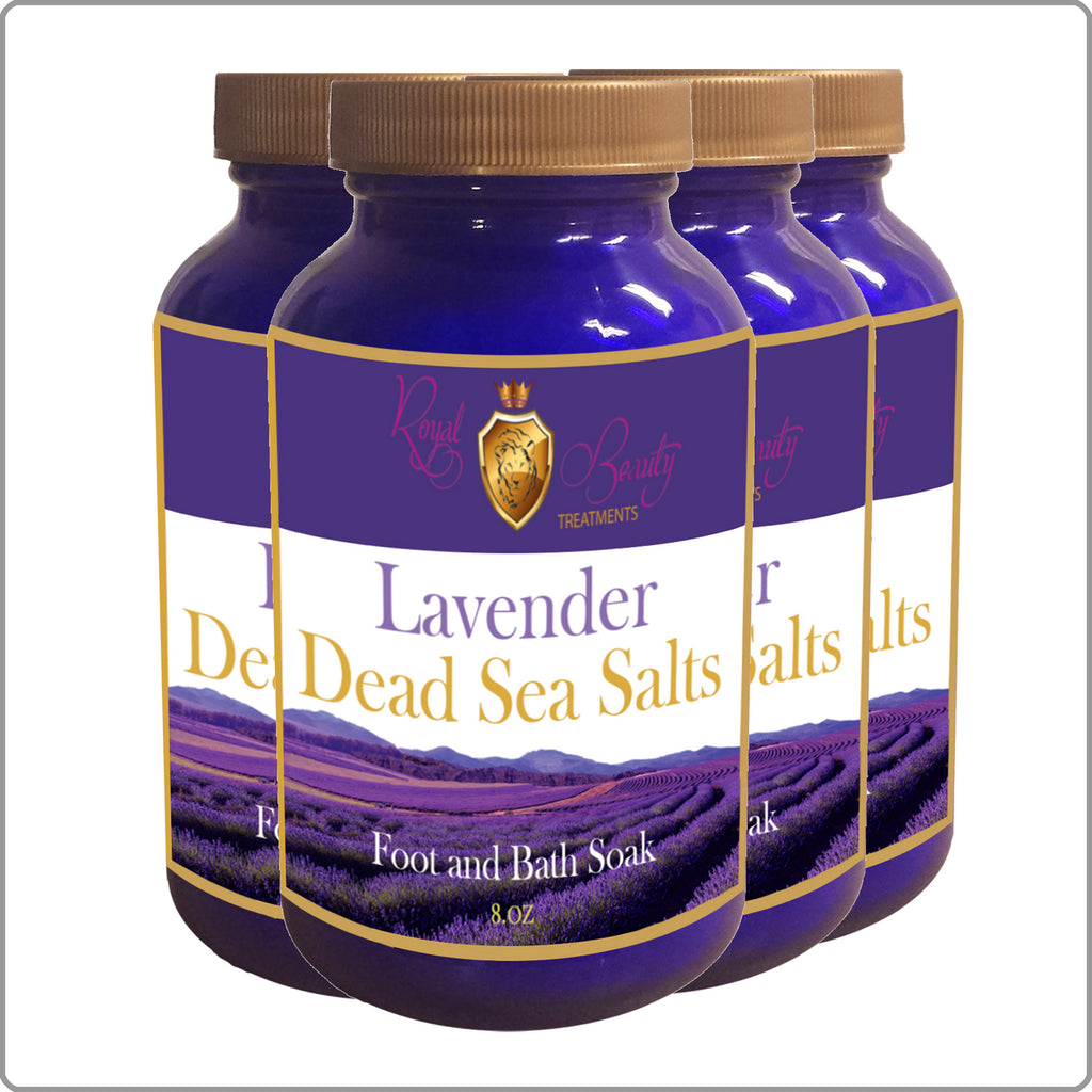 4 Pack Lavender Dead Sea Salts with FREE SHIPPING!